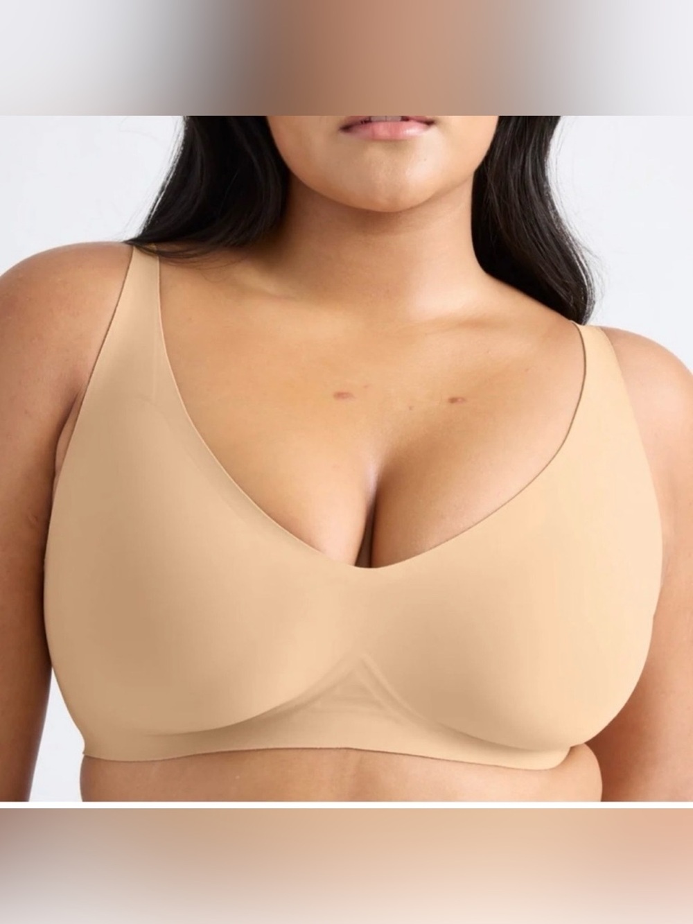 Knix Revolution Wireless V-Neck Bra - Size XL Fits 38A 38B 38C